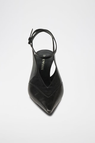 Schapenleren Pumps - Zwart - Emporio Armani