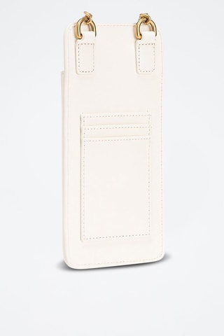 Etui pour téléphone en cuir - Beige