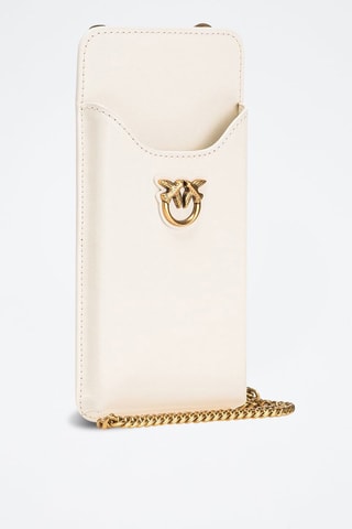 Etui pour téléphone en cuir - Beige