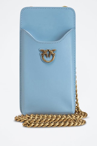 Etui pour téléphone en cuir - Bleu