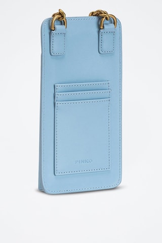 Etui pour téléphone en cuir - Bleu