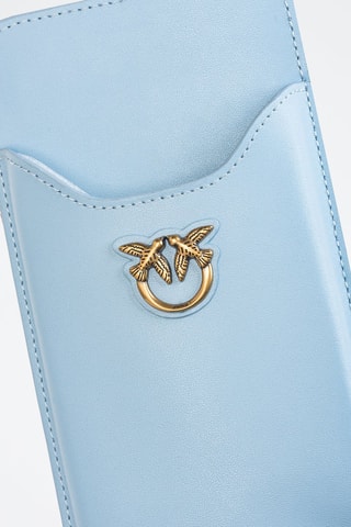 Etui pour téléphone en cuir - Bleu