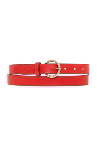 Leren Riem - Rood