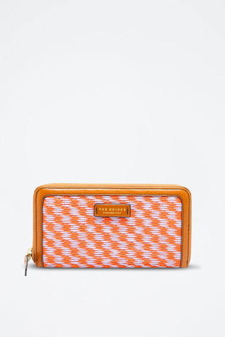 Leren Portefeuille - Oranje