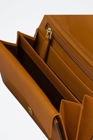 Leren Portefeuille Cecilia - Camel