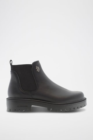 Leren Chelsea Boots Karma Zwart