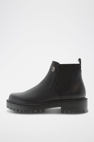 Leren Chelsea Boots Karma Zwart