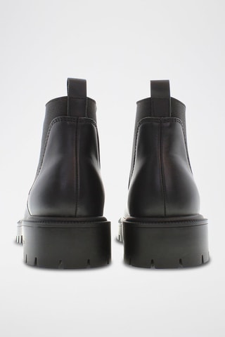 Leren Chelsea Boots Karma Zwart