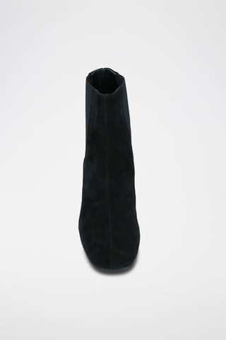 Nubuck Enkellaarzen - Zwart