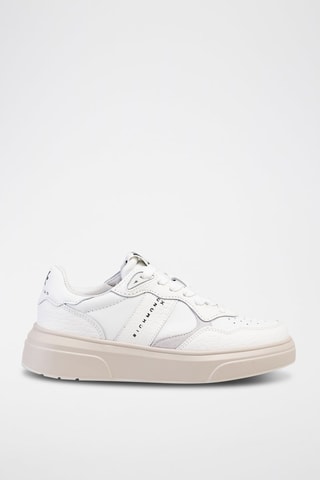 Leren Sneakers Jr One Woman Wit