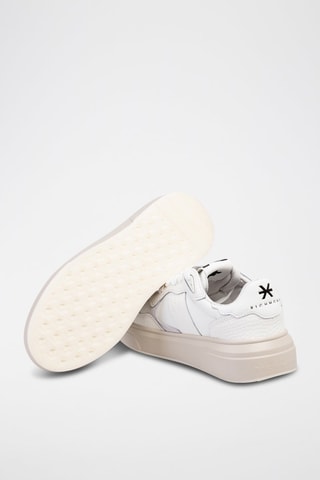 Leren Sneakers Jr One Woman Wit