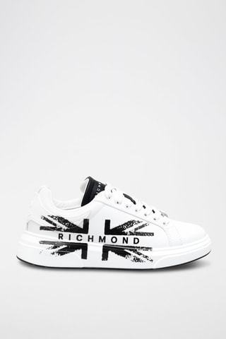 Leren Sneakers - Wit en Zwart