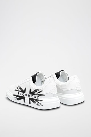 Leren Sneakers - Wit en Zwart