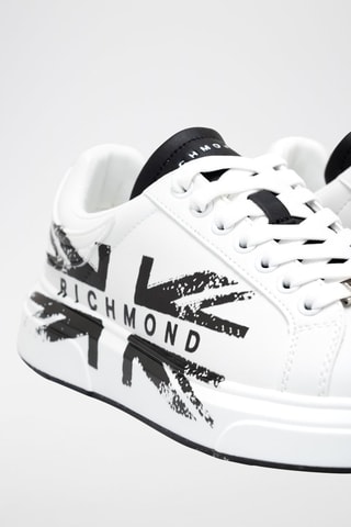 Leren Sneakers - Wit en Zwart