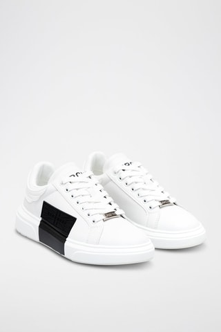 Leren Sneakers - Wit en Zwart
