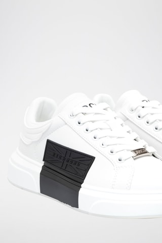 Leren Sneakers - Wit en Zwart
