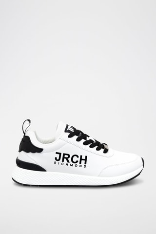 Leren Sneakers - Wit en Zwart