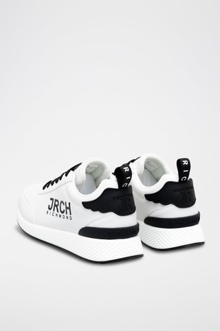 Leren Sneakers - Wit en Zwart