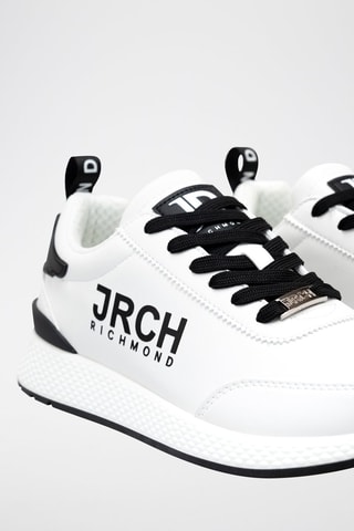 Leren Sneakers - Wit en Zwart