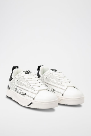 Kalfsleren Sneakers 
Wit