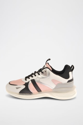 Baskets - Saumon et blanc