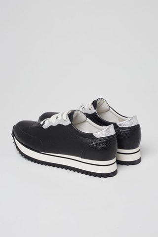 Sapatilhas em couro Preto - Harmont & Blaine
