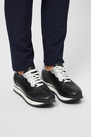 Sapatilhas em couro Preto - Harmont & Blaine