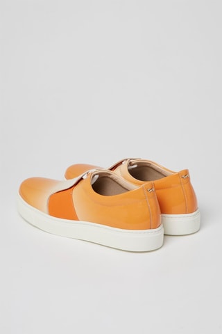 Lakleren Sneakers Oranje - Harmont & Blaine