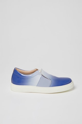 Lakleren Sneakers Koningsblauw - Harmont & Blaine