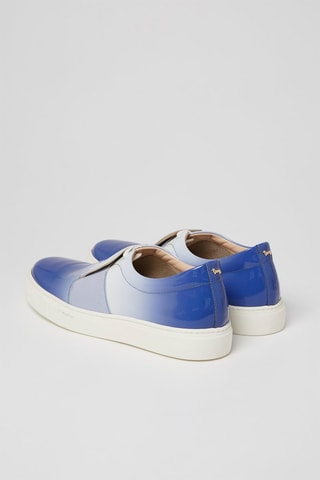 Lakleren Sneakers Koningsblauw - Harmont & Blaine