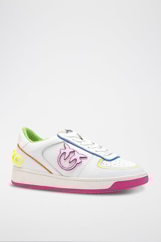 Baskets plateformes en cuir - Blanc