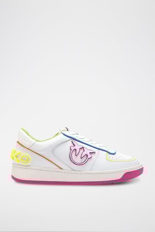 Baskets plateformes en cuir - Blanc