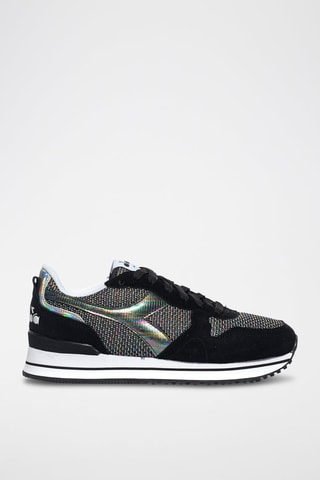 Sapatilhas em couro Olympia Platform Refraction WN - Preto