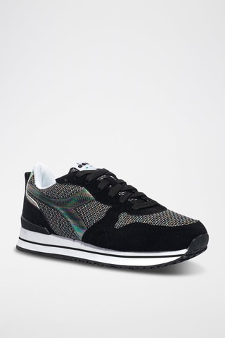 Sapatilhas em couro Olympia Platform Refraction WN - Preto
