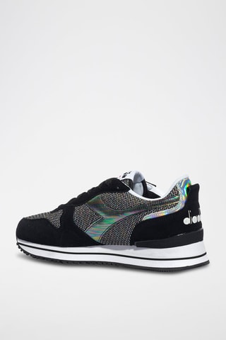 Sapatilhas em couro Olympia Platform Refraction WN - Preto