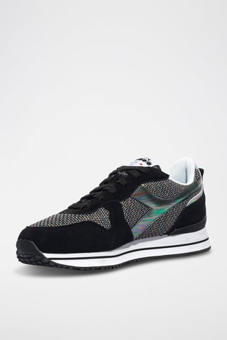 Sapatilhas em couro Olympia Platform Refraction WN - Preto