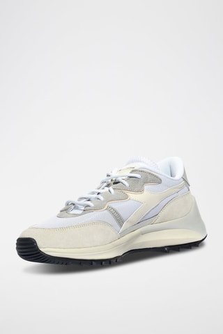 Leren Sneakers Jolly Pure WN - Wit en grijs