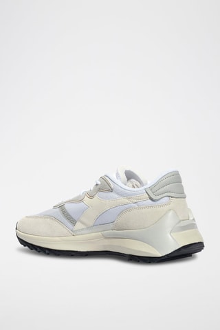 Leren Sneakers Jolly Pure WN - Wit en grijs