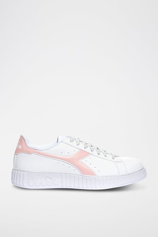 Baskets Step P - Blanc et rose