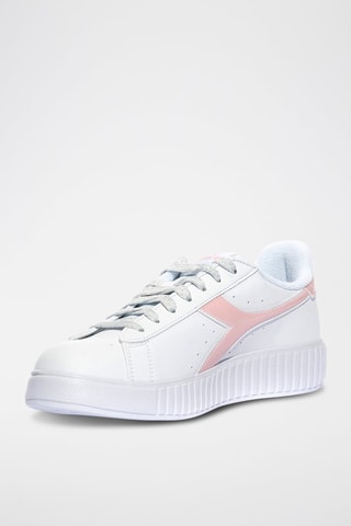 Baskets Step P - Blanc et rose