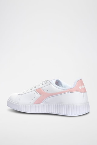 Baskets Step P - Blanc et rose