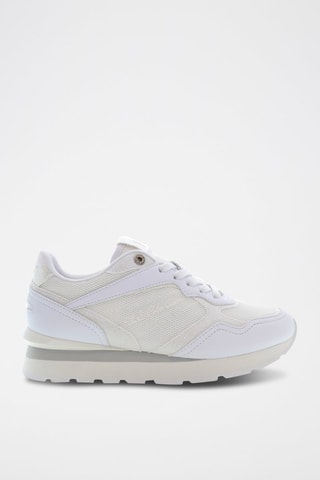 Sneakers Kikki Wit en Beige