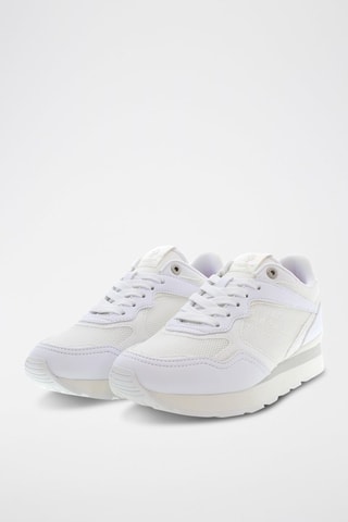 Sneakers Kikki Wit en Beige