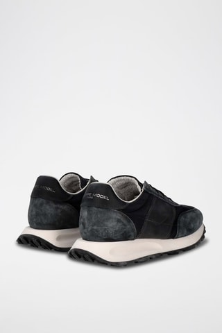 Sapatilhas em couro - Preto