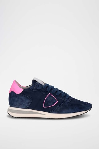 Sapatilhas - Azul-marinho e rosa