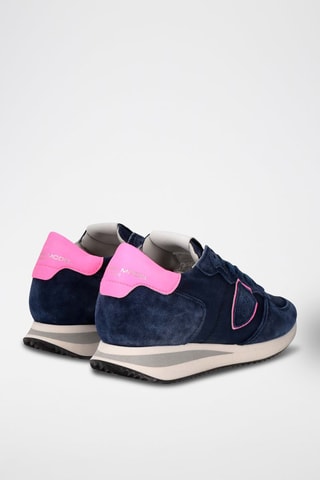 Sapatilhas - Azul-marinho e rosa