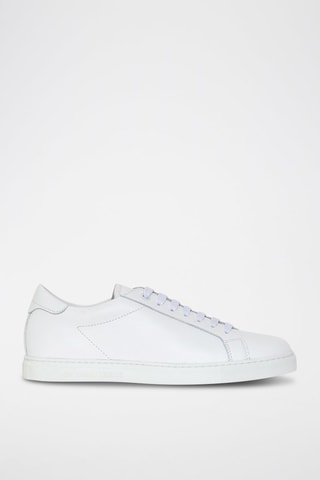 Kalfsleren Sneakers - Wit - Emporio Armani