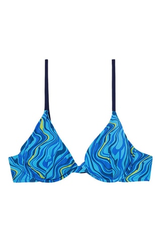 Haut de maillot coques Bleu