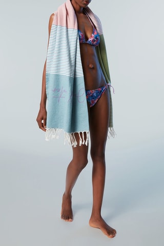 Haut de maillot coques Bleu et rouge