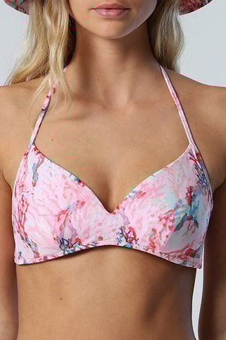 Haut de maillot coques réversible - Rose